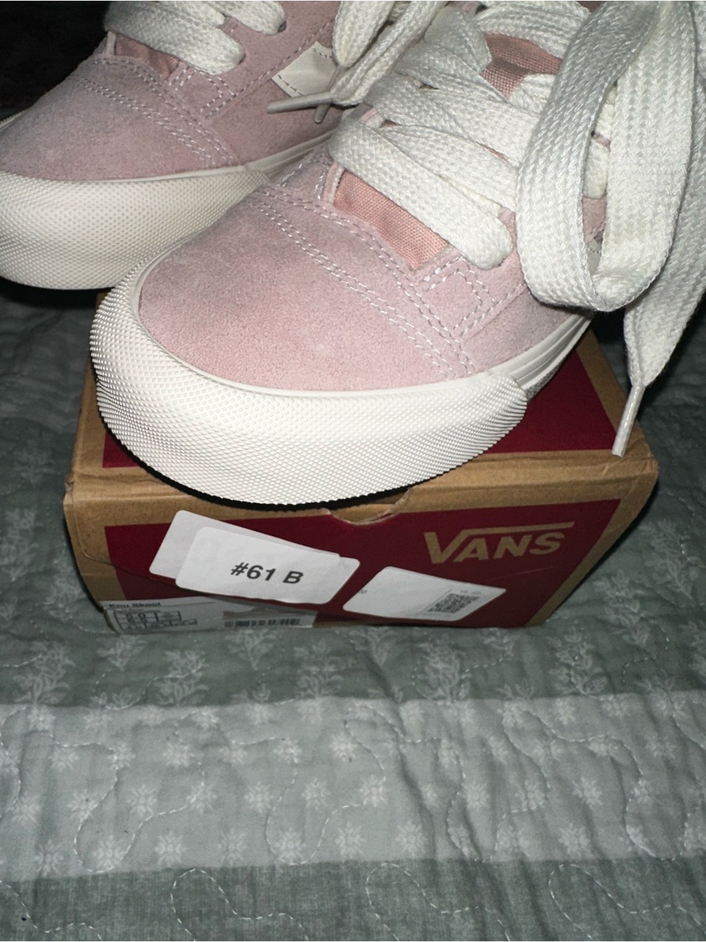 Vans Knu Skool Rose suede 5 youth